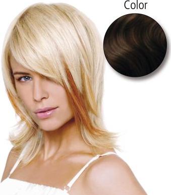 Balmain natur glatt 40cm 6 lichtmocca 12 Stück Echthaar Fill-In Extensions (Lichtmocca, 40 cm)