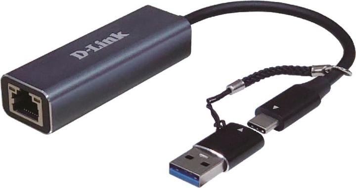Produktbild D-Link DUB-2315, RJ-45, USB Typ-C, Weiblich, Schwarz, Geschwindigkeit, Männlich (USB, USB-C, RJ45 2.5 Gigabit Ethernet (1x))