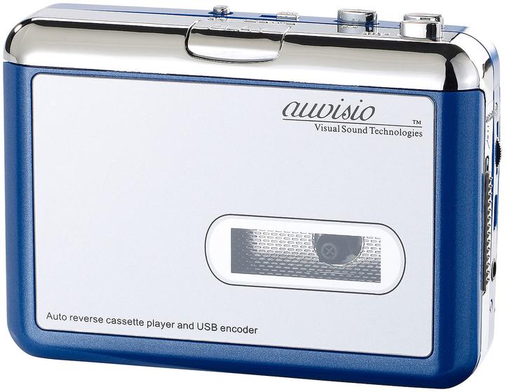 Produktbild Auvisio Tragbarer USB-Kassettenspieler für MP3-Aufnahme