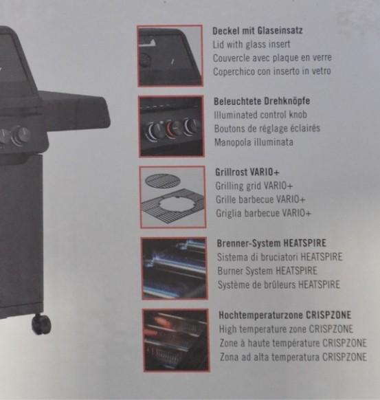 Immagine prodotto Rösle Gasgrill Allflame Peer 3, 50 mbar (13.50 kW)