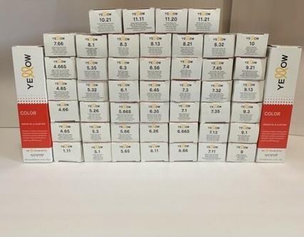 Alfaparf Gelbe permanente Haarfarbe Creme mit Arganöl 3,4 Oz (100)