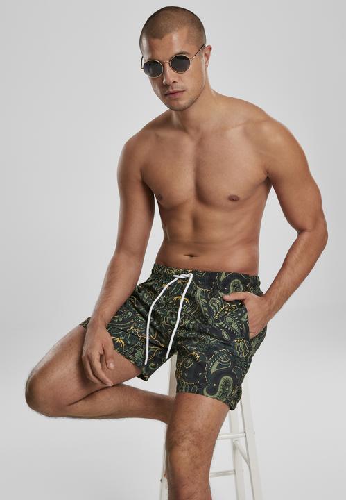 Actual product image Urban Classics Paisley Swim Shorts (XL)