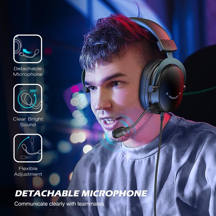 Immagine prodotto Fifine H9 black 3.5MM + USB dual connector headphone for gaming, streaming, recording