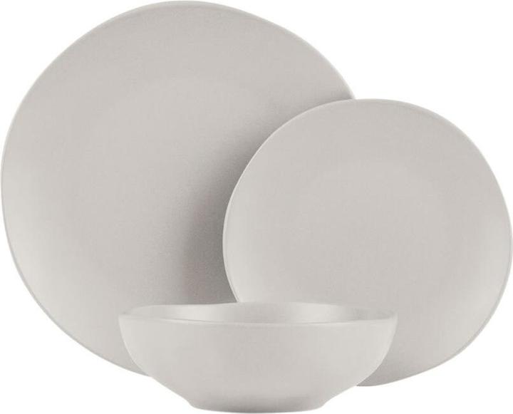 BerlingerHaus Haus 18-teiliges Tellerset matt cream Sahara Collection (18 x)