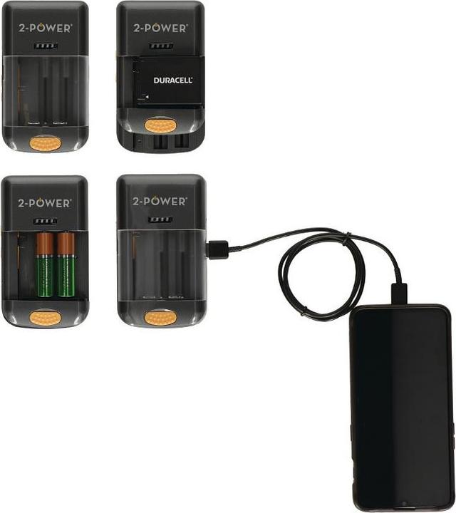 Actual product image 2-Power Universal Camera Battery Charger-Retail (AAA, AA, Battery + charger)