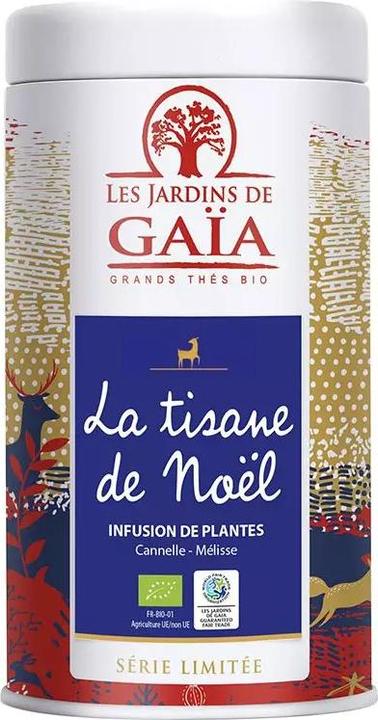 Image du produit Jardins de Gaïa La tisane de Noël Tisane BIO Cannelle & Mélisse - 60g - Les (60 g)