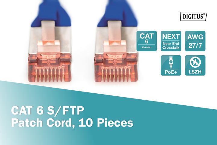 Produktbild Digitus Netzwerkkabel (S/FTP, CAT6, 1 m)