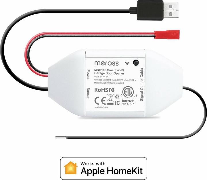 Actual product image Meross Garage door opener (Shutter actuator)