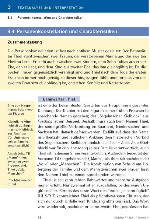 Produktbild Bahnwärter Thiel von Gerhart Hauptmann - Textanalyse und Interpretation (Deutsch, Gerhart Hauptmann, Rüdiger Bernhardt, 2023)