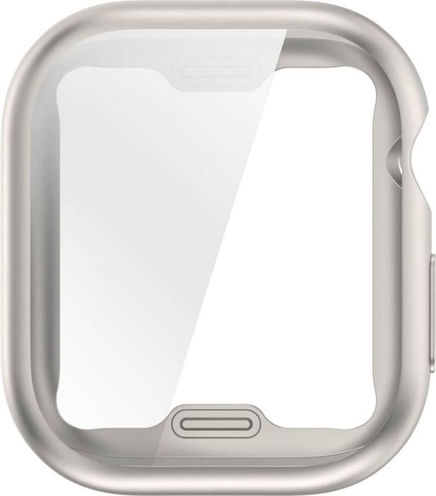 Produktbild Cover-Discount Apple Watch 10 - 46mm - Gummi Schutz Case Metall-Look
