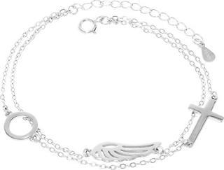 Beneto Fashion double bracelet in silver AGB748/21