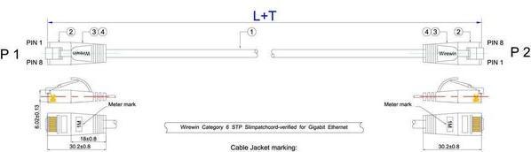 Produktbild Wirewin Netzwerkkabel (F/FTP, CAT6, 20 m)