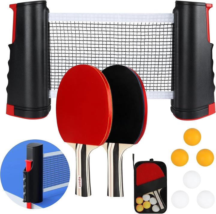 Kimigo ‎KM-PPQTZ Tischtennisschläger Set