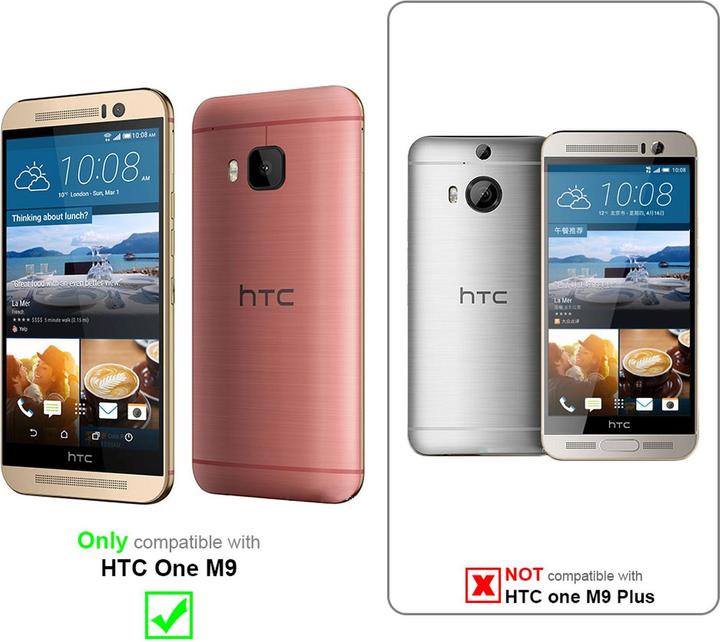 Actual product image Cadorabo TPU Matt Metallic Cover (HTC One M9)