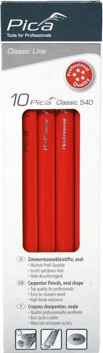 Productafbeelding Pica Timmermanspotlood Classic 540 24 cm SB (2H, 10 x)