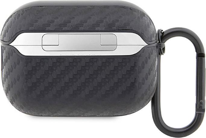 Image du produit BMW BMAP2WMPUCA2 AirPods Pro 2 gen cover czarny/black Carbon Double Metal Logo (Manchon pour casque d'écoute)