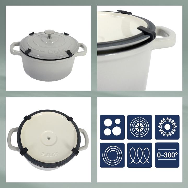 Produktbild Kela Bräter Calido (24 cm, Bräter + Schmortopf, Gusseisen)