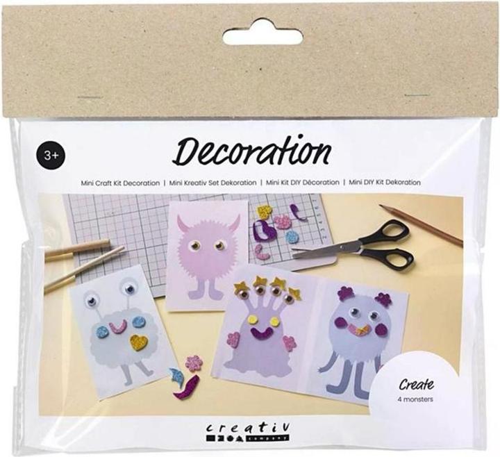 Image du produit Creativ Company Kit de bricolage Collage de monstres