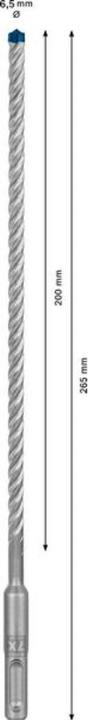 Produktbild Bosch Professional Zubehör EXPERT SDS plus-7X Hammerbohrer, 6,5 x 200 x 265 mm (6.5 Millimeter)