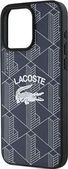 Actual product image Lacoste LCHMP15XPIGV iPhone 15 Pro Max 6.7" granatowy/navy hardcase Monogram Vintage Logo MagSafe (Apple iPhone 15 Pro Max)