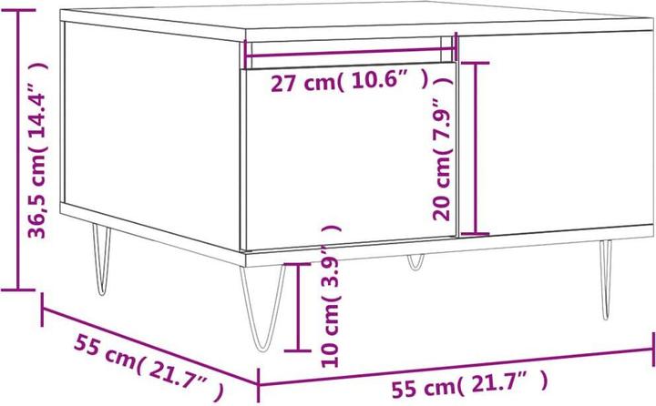 Immagine prodotto VidaXL Koda (55 x 55 x 36,5 cm)