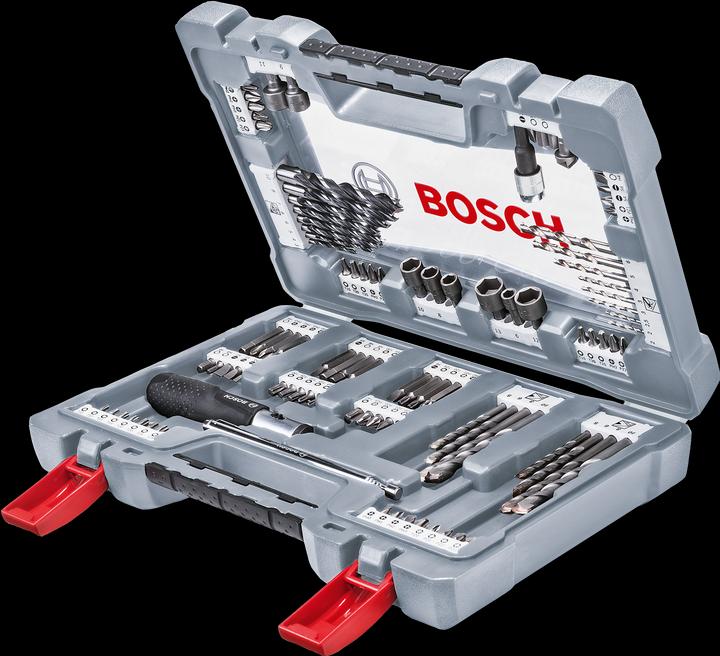 Bosch Professional Zubehör 105-tlg. Premium X-Line Bohrer- und Schrauber-Set (6 mm, 10 mm, 7 mm, 3 mm, 5 mm, 8 mm, 9 mm, 4 mm)