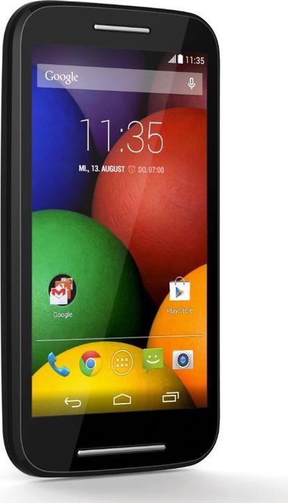 Motorola Moto E (4 GB, Schwarz, 4.30", 5 Mpx, 3G)