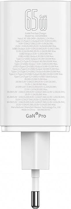 Produktbild Baseus GAN6 Pro Fast Charger (65 W)