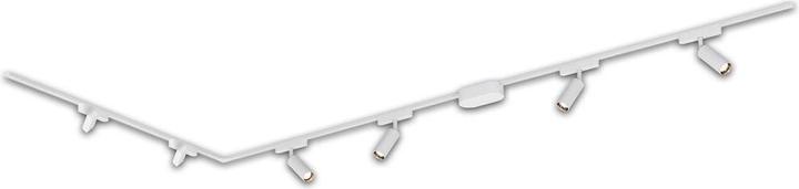 Briloner Luxtrail 48V Schienensystem, Set, 3m, Weiss, 4x5W, 2x6W, Track-Grid