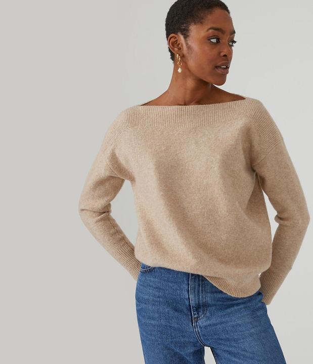 Produktbild La Redoute Collections Pullover mit U-Boot-Ausschnitt (L)