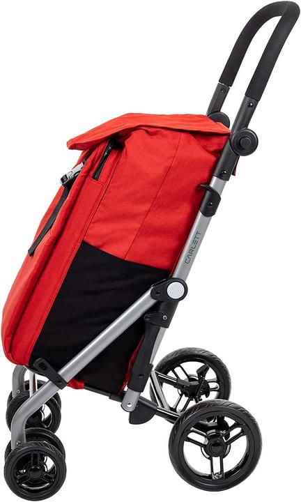 Actual product image Carlett Shopping trolley with 4 wheels Classic duo in red