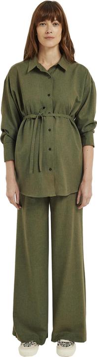 Vertbaudet 2-teiliges Loungewear-Set für Schwangerschaft und Stillzeit, Leinen-Optik