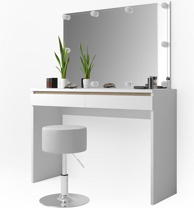 Produktbild Vicco Emma mit Hocker und Beleuchtung (120 x 42 x 83 cm)