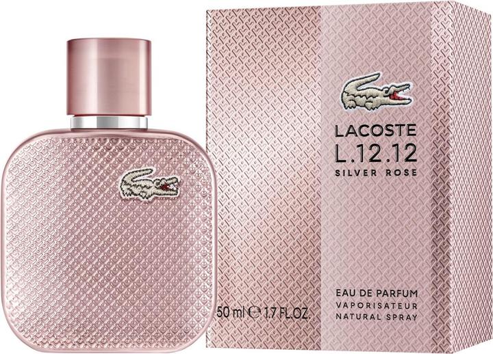 Immagine prodotto Lacoste L.12.12 Silver Rose Eau De Parfum Spray 50ml (Eau de parfum, 50 ml)