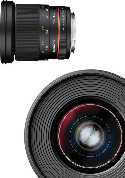 Actual product image Samyang 20mm F1.8 Olympus FT (Olympus, full size)