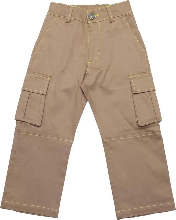 Actual product image Off Childrens/Kids Drill Rounded Cargo Trousers (128)