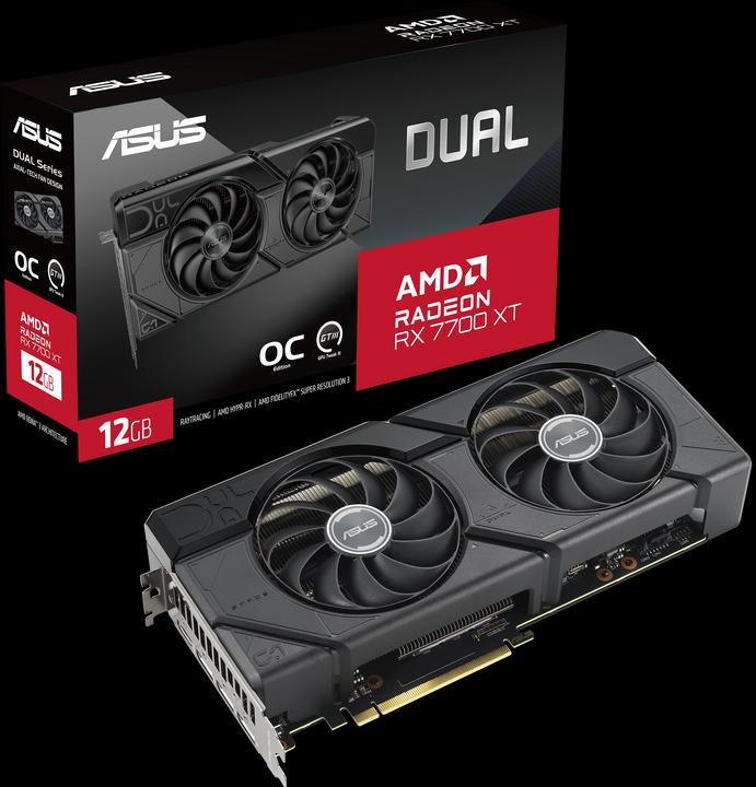 Actual product image ASUS Dual Radeon RX 7700 XT OC Edition (12 GB)