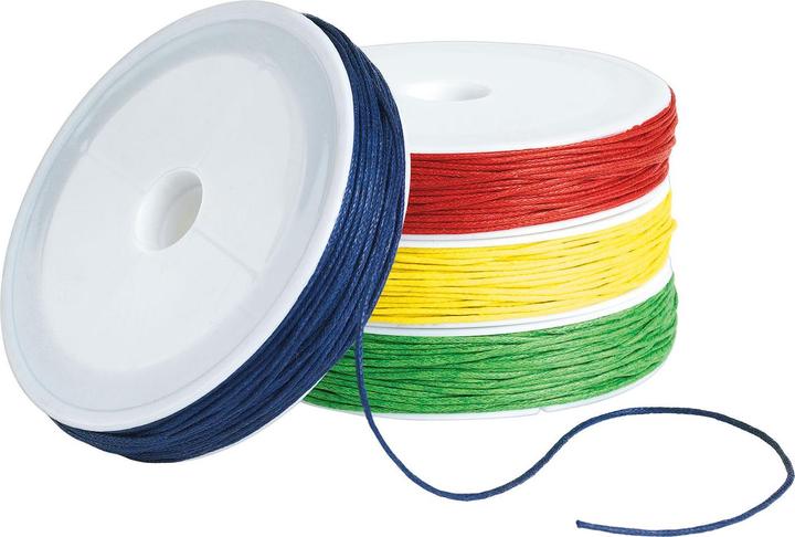 Produktbild Colorations Gewachste Baumwollschnur 25 Meter, 4er-Set (25 m)