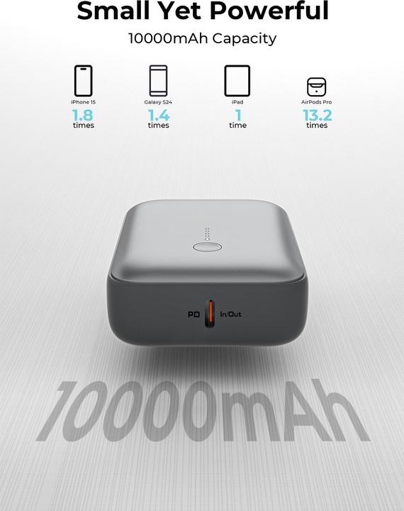 Produktbild Aukey Spark Mini (10000 mAh, 20 W, 37 Wh)