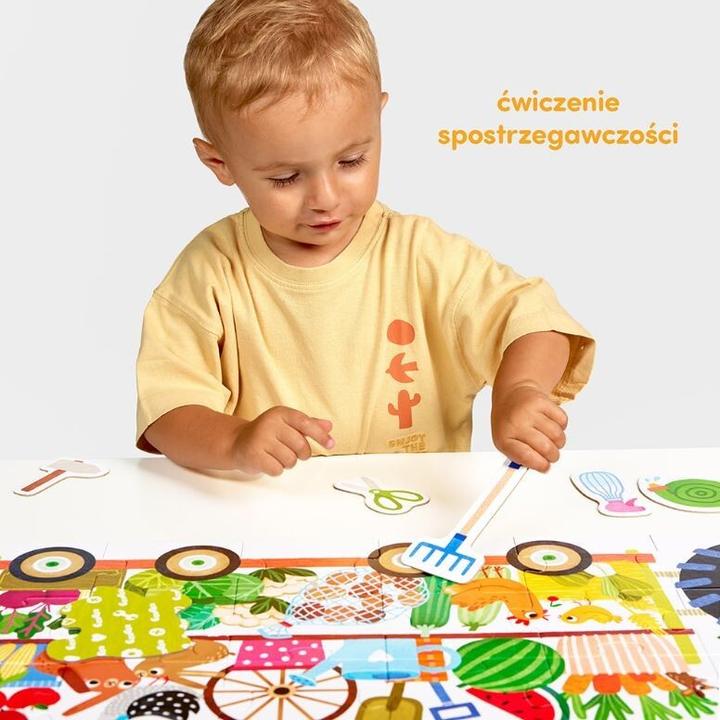 Actual product image Czuczu Moto-Puzzle - Tractor (24 pieces)