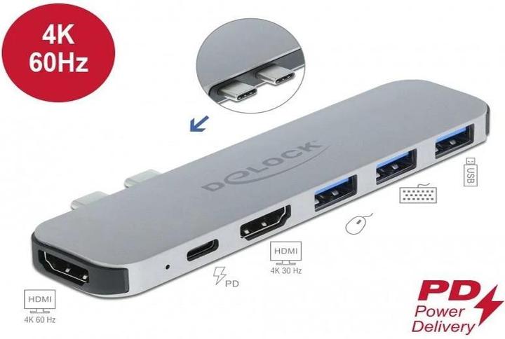 Image du produit Delock Dockingstation für MacBook (Port de connexion (propriétaire), 1 Ports)