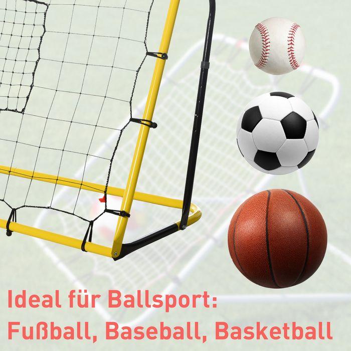 Immagine prodotto Swisshandel24 Porta di rimbalzo per calcio Kickback Rete di rimbalzo a muro per calcio, basket e baseball