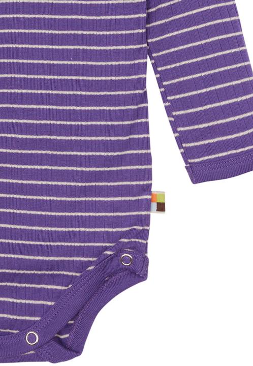 Actual product image loud + proud Wrap-around bodysuit Derby Rib (74, 80)