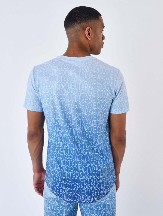 Actual product image Project X Paris two-tone, all-over gradient-effect t-shirt (M)