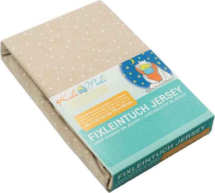 Actual product image Kuli-Muli Fixleint Jersey 35/80 h-blue stars (35 x 80 cm)
