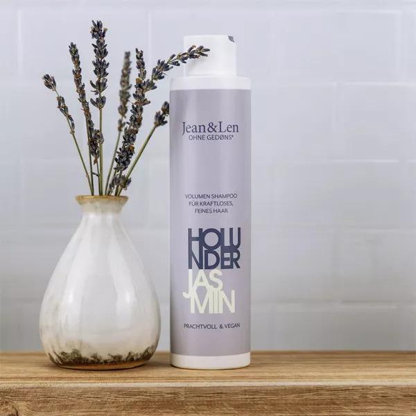 Produktbild Jean & Len Volumen Shampoo Holunder / Jasmin (300 ml, Flüssiges Shampoo)