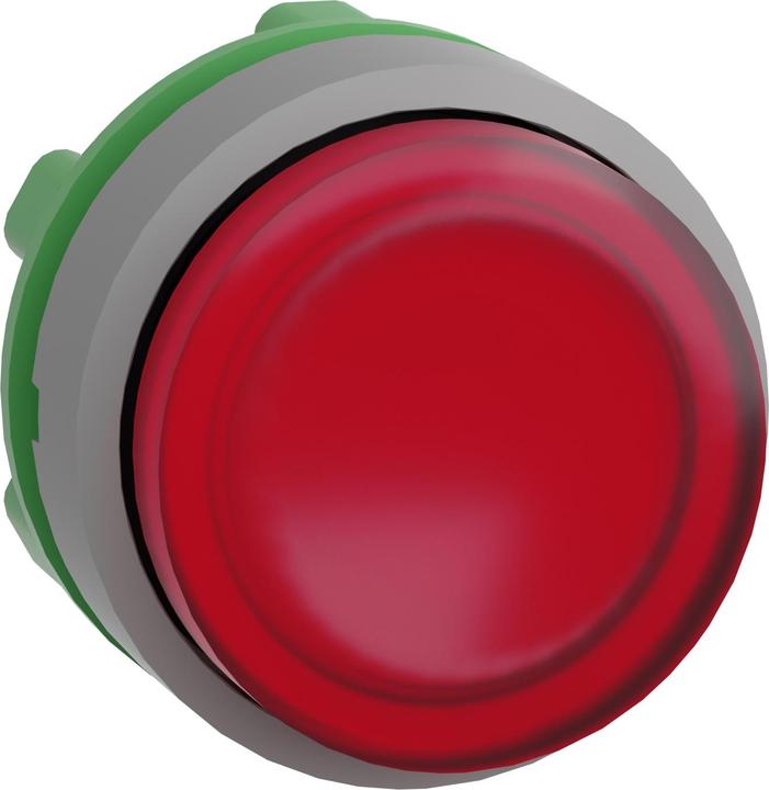 Produktbild Schneider Electric Leuchtdrucktaster, Front, vorstehend, ZB5AH43C0