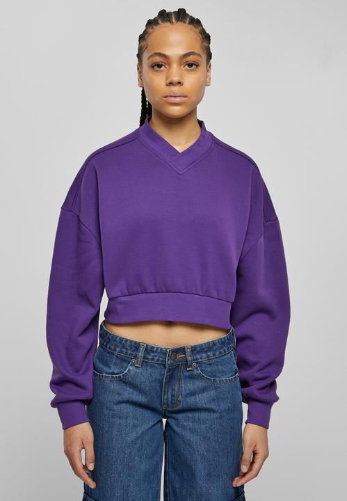 Produktbild Urban Classics Ladies Cropped V-Neck (XS)
