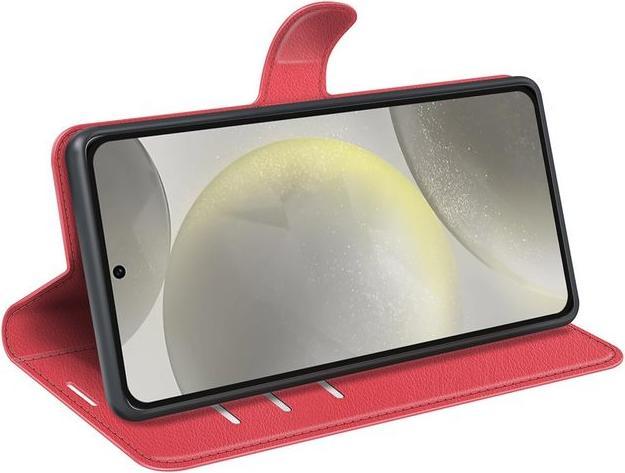 Actual product image MU Classic Litchi Leather Bookcover Series (Samsung Galaxy S24 FE)