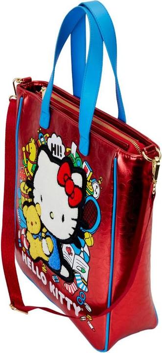 Actual product image Loungefly Hello Kitty by tote bag & wallet 50th Anniversary